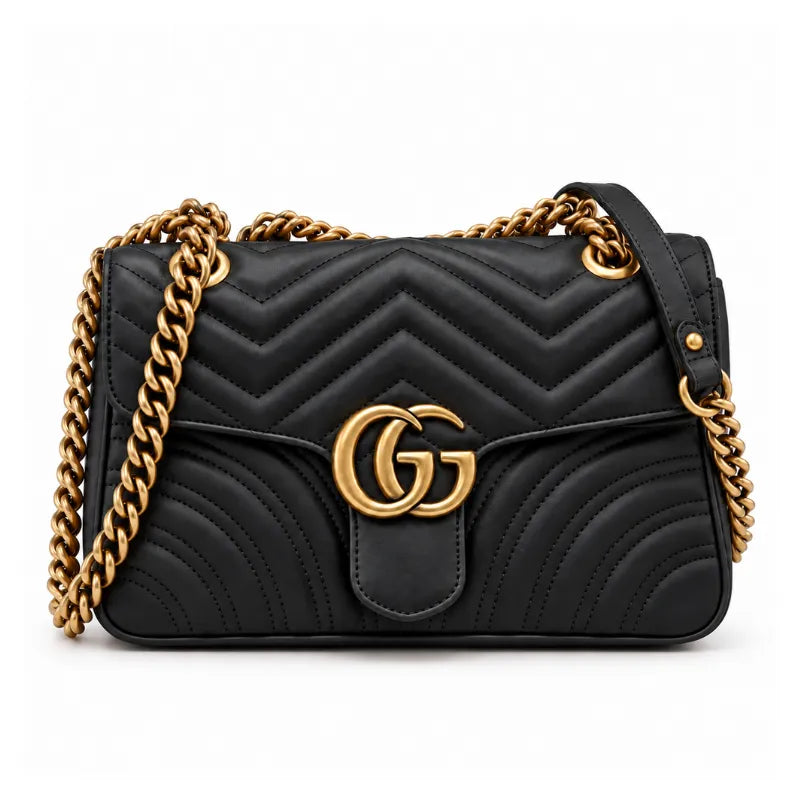 GUCCI heart GG MARMONT SHOULDER BAG