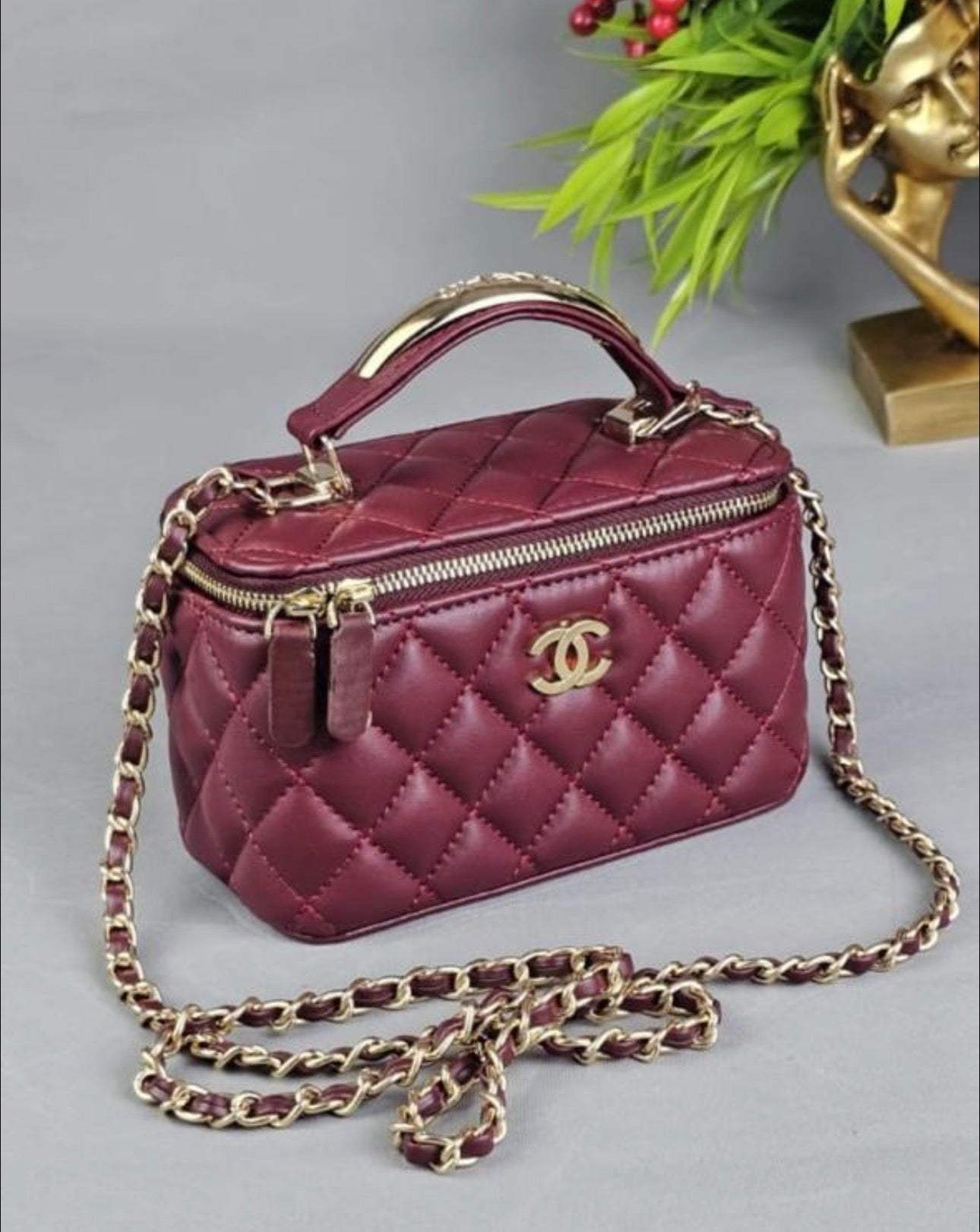 CHANEL CAREE BURGANDY