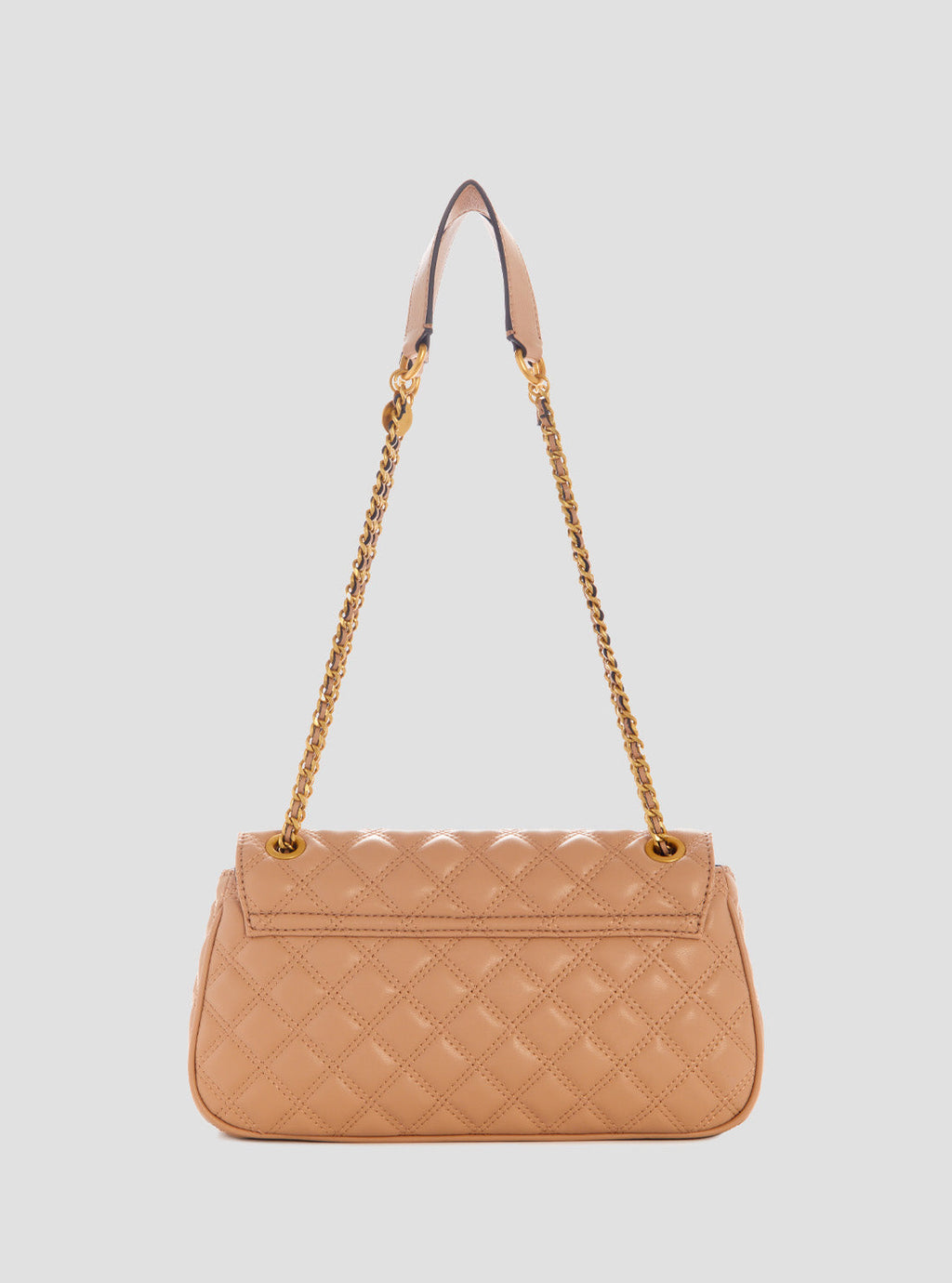 Beige Giully Convertible Crossbody Flap Bag